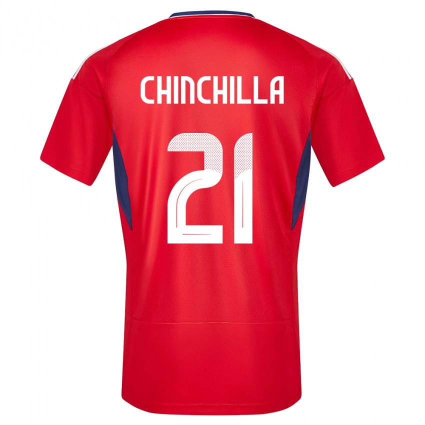 Damen Costa Rica Viviana Chinchilla #21 Rot Heimtrikot Trikot 24-26 T-Shirt Österreich