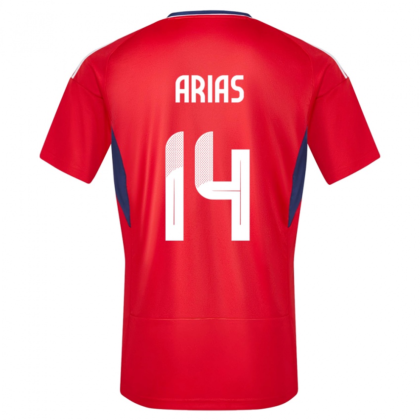 Damen Costa Rica Timothy Arias #14 Rot Heimtrikot Trikot 24-26 T-Shirt Österreich