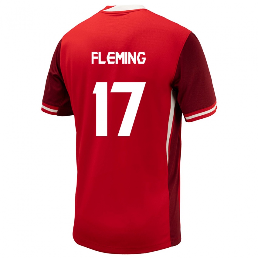 Damen Kanada Jessie Fleming #17 Rot Heimtrikot Trikot 24-26 T-Shirt Österreich