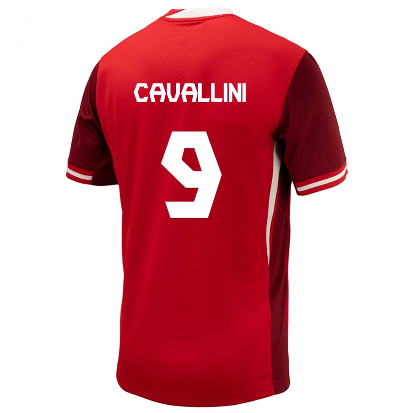 Damen Kanada Lucas Cavallini #9 Rot Heimtrikot Trikot 24-26 T-Shirt Österreich