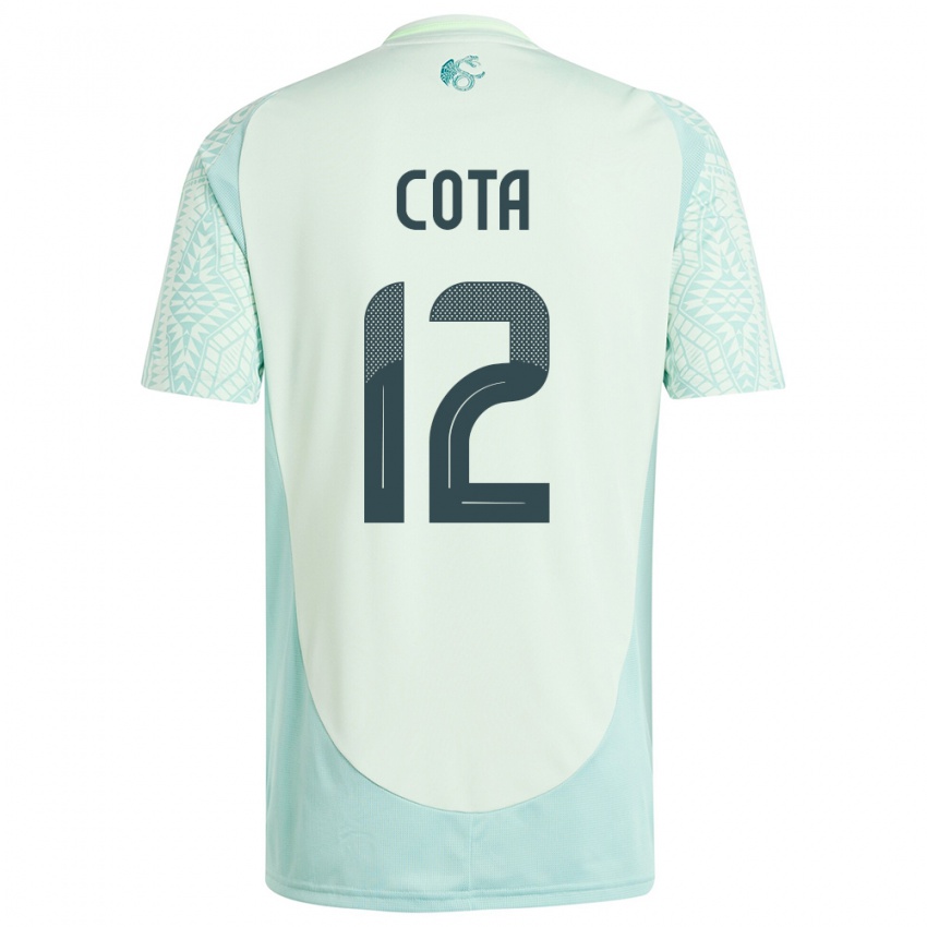Damen Mexiko Rodolfo Cota #12 Leinengrün Auswärtstrikot Trikot 24-26 T-Shirt Österreich
