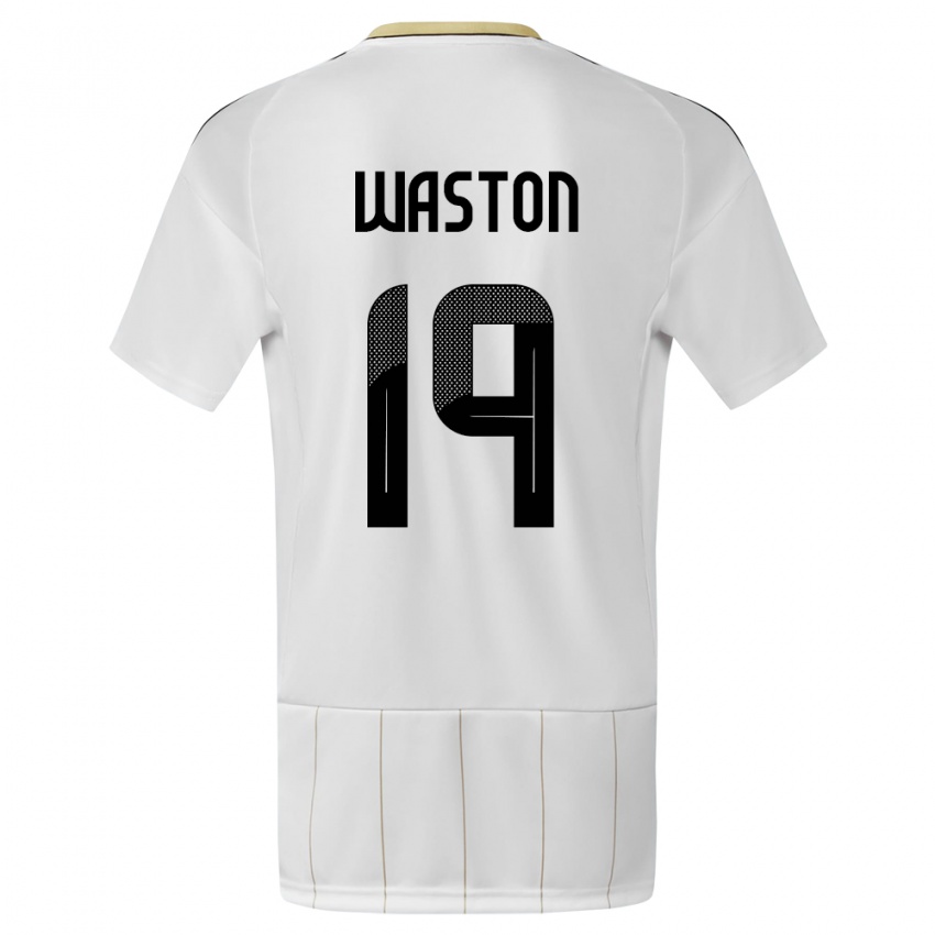 Damen Costa Rica Kendall Waston #19 Weiß Auswärtstrikot Trikot 24-26 T-Shirt Österreich