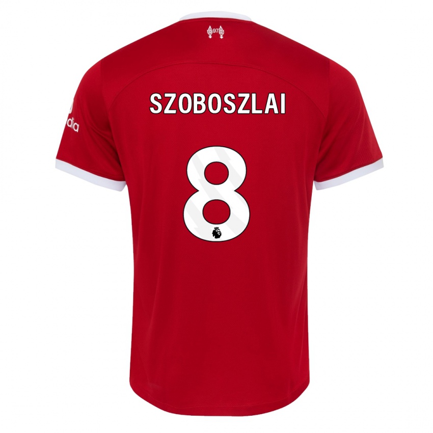 Kinder Dominik Szoboszlai #8 Rot Heimtrikot Trikot 2023/24 T-Shirt Österreich