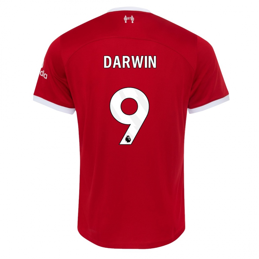 Kinder Darwin Nunez #9 Rot Heimtrikot Trikot 2023/24 T-Shirt Österreich
