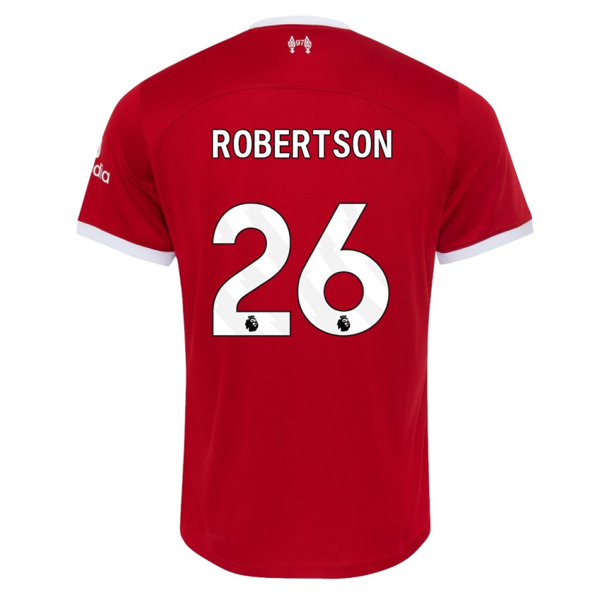 Kinder Andrew Robertson #26 Rot Heimtrikot Trikot 2023/24 T-Shirt Österreich