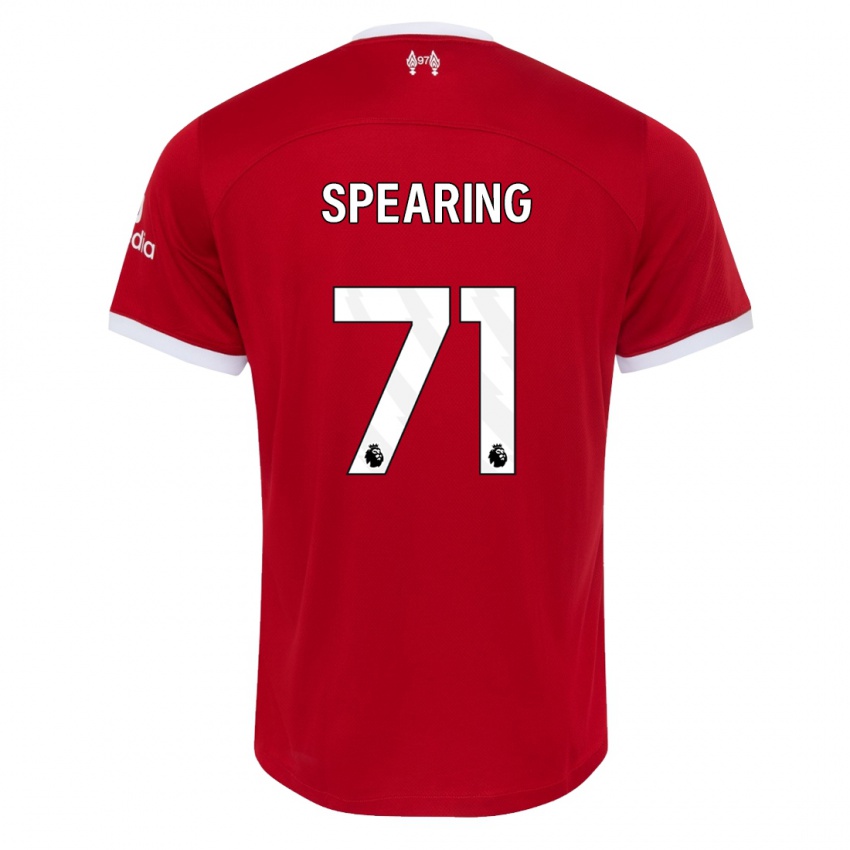 Kinder Jay Spearing #71 Rot Heimtrikot Trikot 2023/24 T-Shirt Österreich