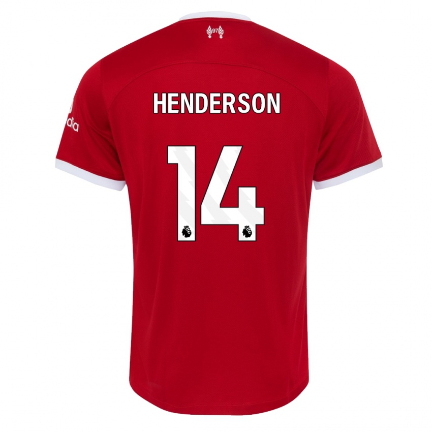 Kinder Henderson #14 Rot Heimtrikot Trikot 2023/24 T-Shirt Österreich