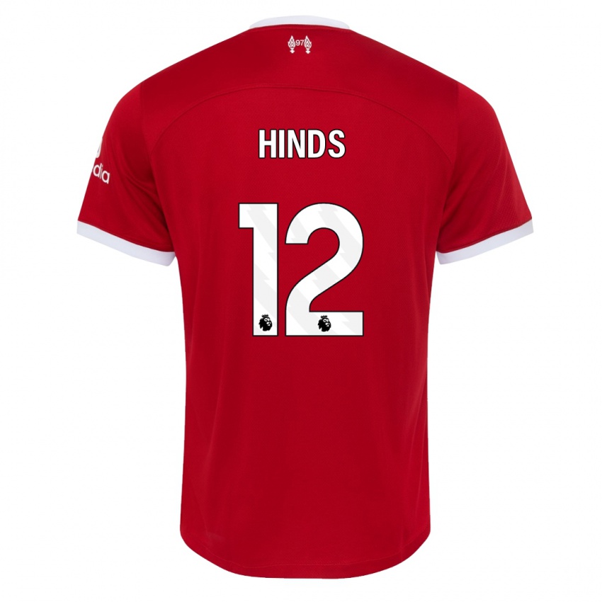 Kinder Taylor Hinds #12 Rot Heimtrikot Trikot 2023/24 T-Shirt Österreich