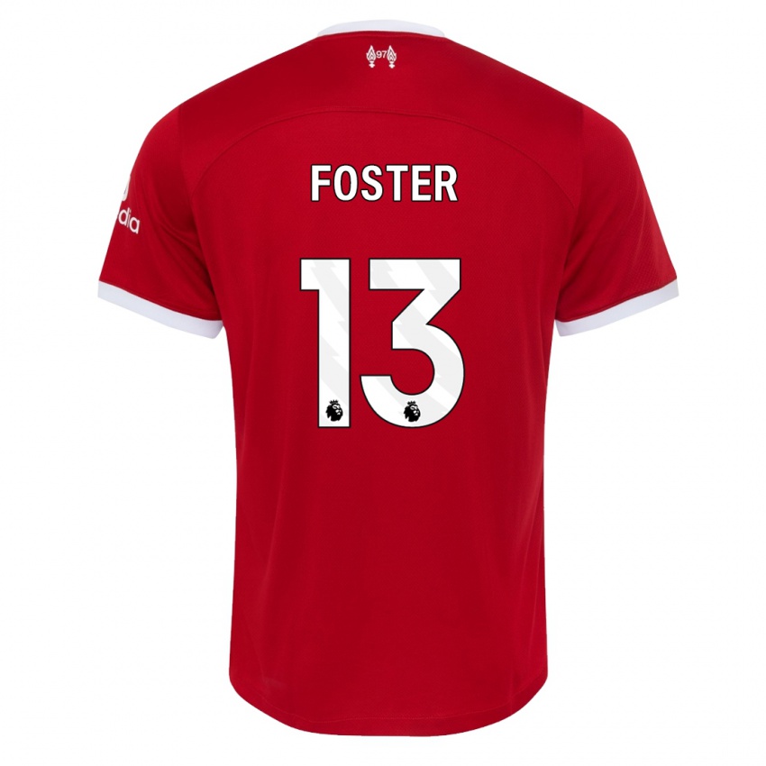 Kinder Rylee Foster #13 Rot Heimtrikot Trikot 2023/24 T-Shirt Österreich