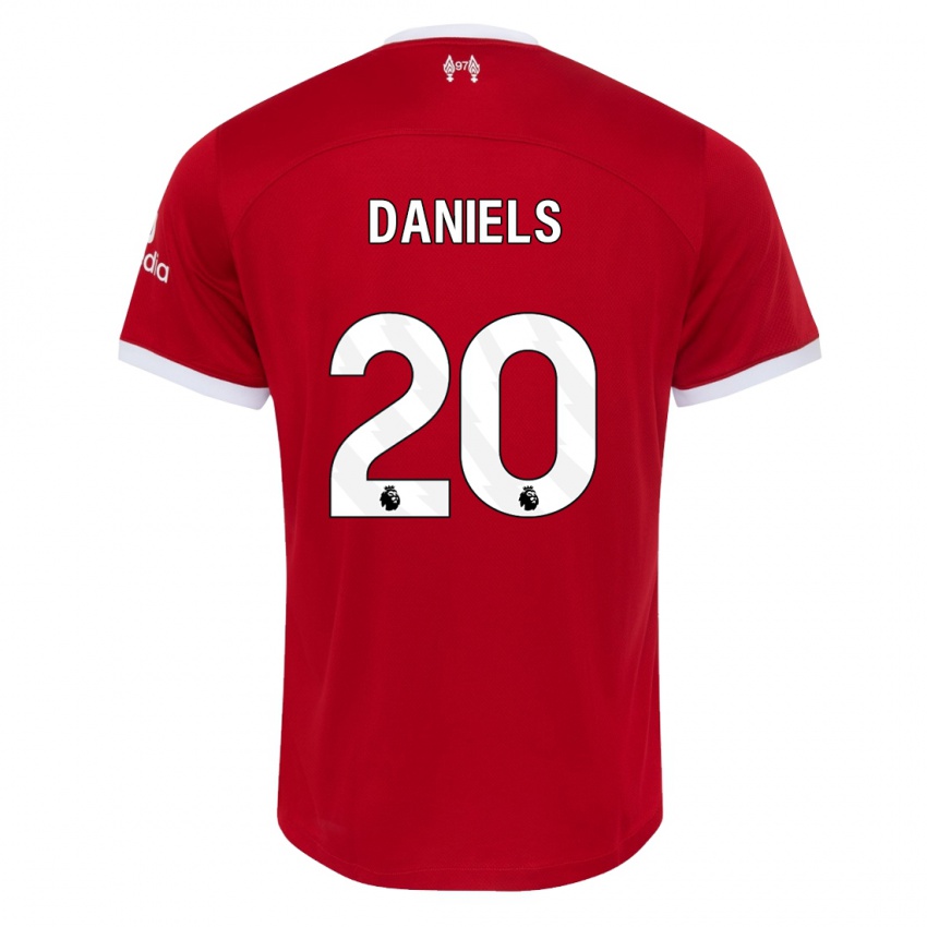 Kinder Yana Daniels #20 Rot Heimtrikot Trikot 2023/24 T-Shirt Österreich