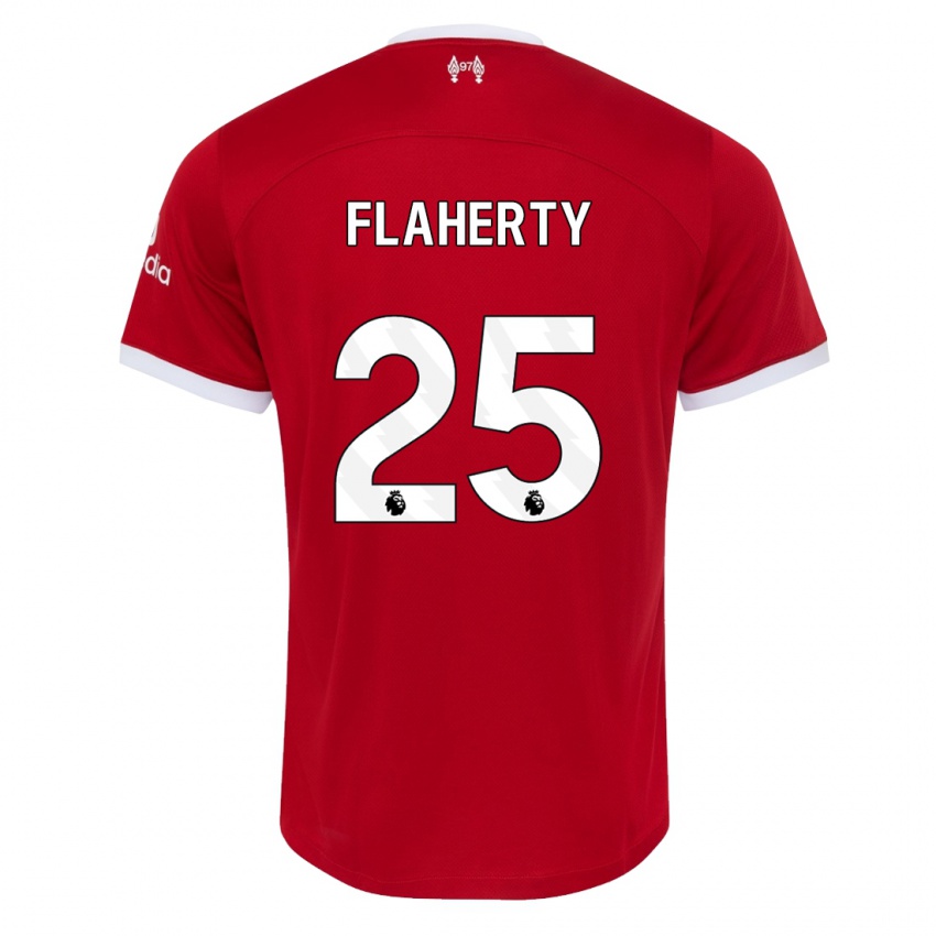 Kinder Gilly Flaherty #25 Rot Heimtrikot Trikot 2023/24 T-Shirt Österreich