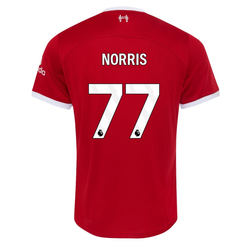 Kinder James Norris #77 Rot Heimtrikot Trikot 2023/24 T-Shirt Österreich