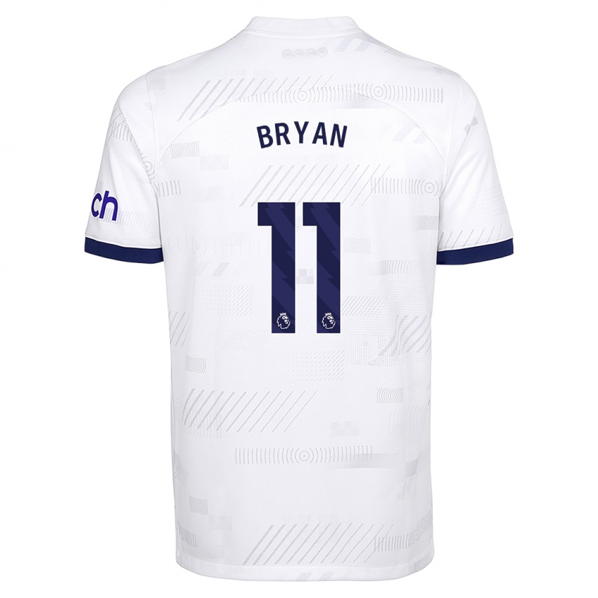 Kinder Bryan Gil #11 Weiß Heimtrikot Trikot 2023/24 T-Shirt Österreich