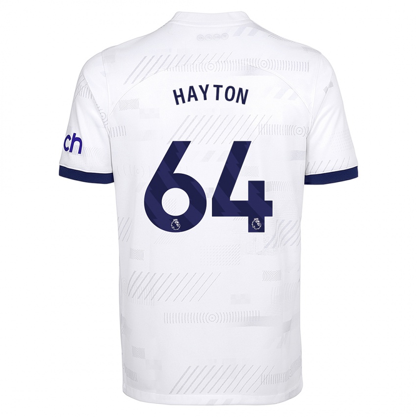 Kinder Adam Hayton #64 Weiß Heimtrikot Trikot 2023/24 T-Shirt Österreich