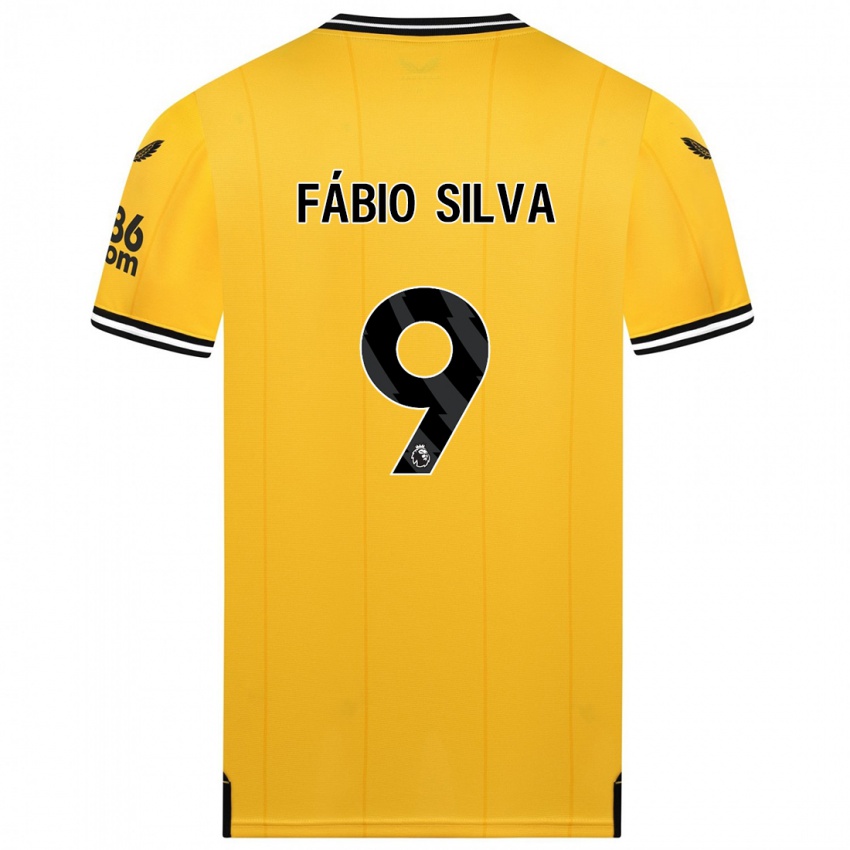 Kinder Fabio Silva #9 Gelb Heimtrikot Trikot 2023/24 T-Shirt Österreich