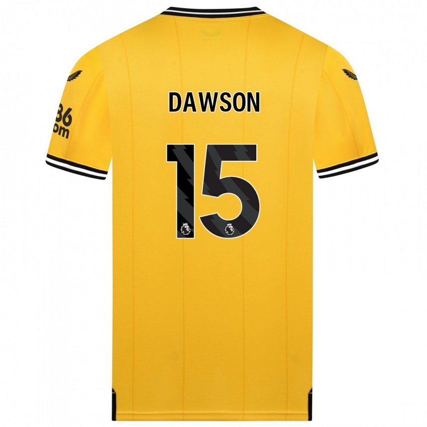 Kinder Craig Dawson #15 Gelb Heimtrikot Trikot 2023/24 T-Shirt Österreich