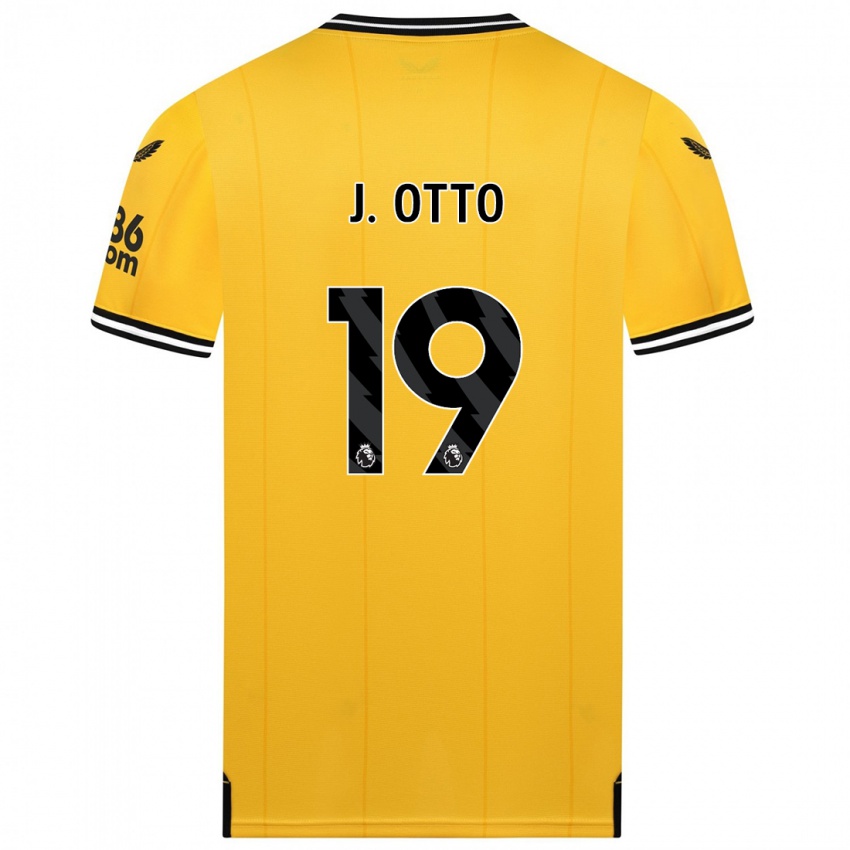 Kinder Jonny Otto #19 Gelb Heimtrikot Trikot 2023/24 T-Shirt Österreich