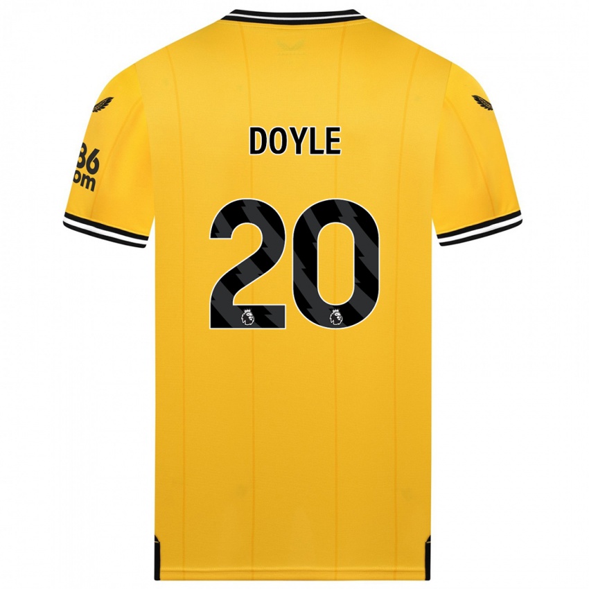 Kinder Tommy Doyle #20 Gelb Heimtrikot Trikot 2023/24 T-Shirt Österreich