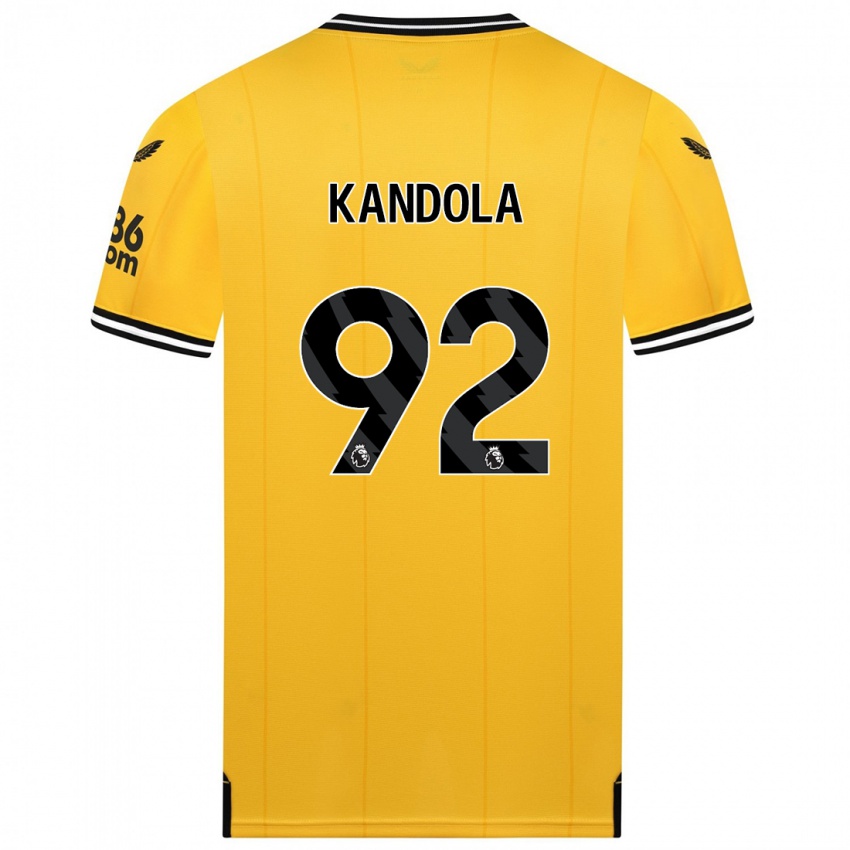 Kinder Kam Kandola #92 Gelb Heimtrikot Trikot 2023/24 T-Shirt Österreich