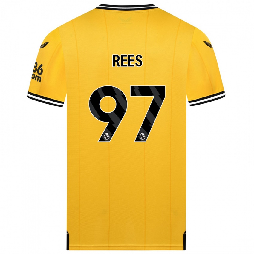 Kinder Mason Rees #97 Gelb Heimtrikot Trikot 2023/24 T-Shirt Österreich