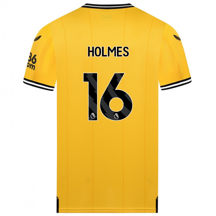 Kinder Summer Holmes #16 Gelb Heimtrikot Trikot 2023/24 T-Shirt Österreich