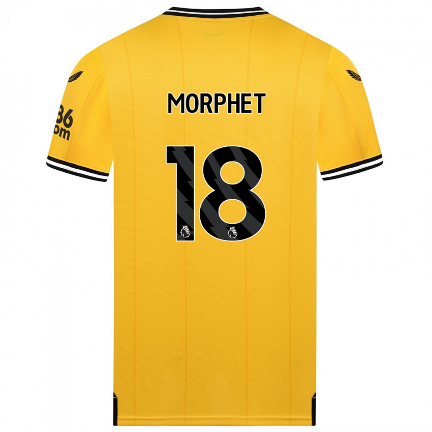 Kinder Anna Morphet #18 Gelb Heimtrikot Trikot 2023/24 T-Shirt Österreich