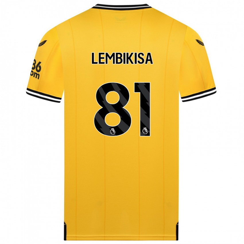 Kinder Dexter Lembikisa #81 Gelb Heimtrikot Trikot 2023/24 T-Shirt Österreich