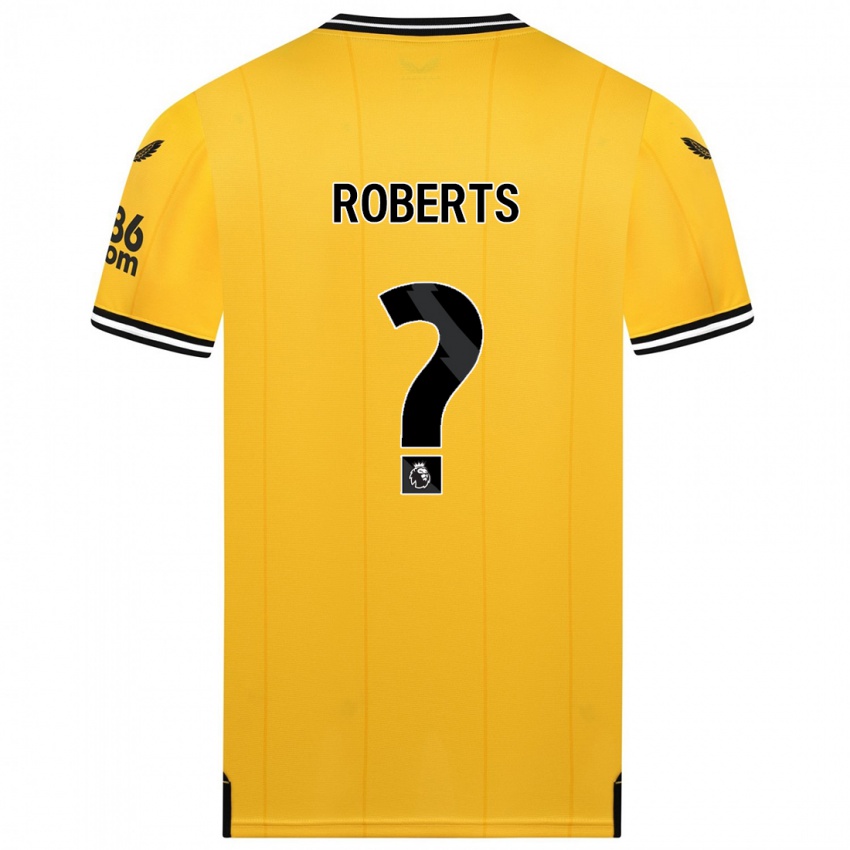 Kinder Tyler Roberts #0 Gelb Heimtrikot Trikot 2023/24 T-Shirt Österreich