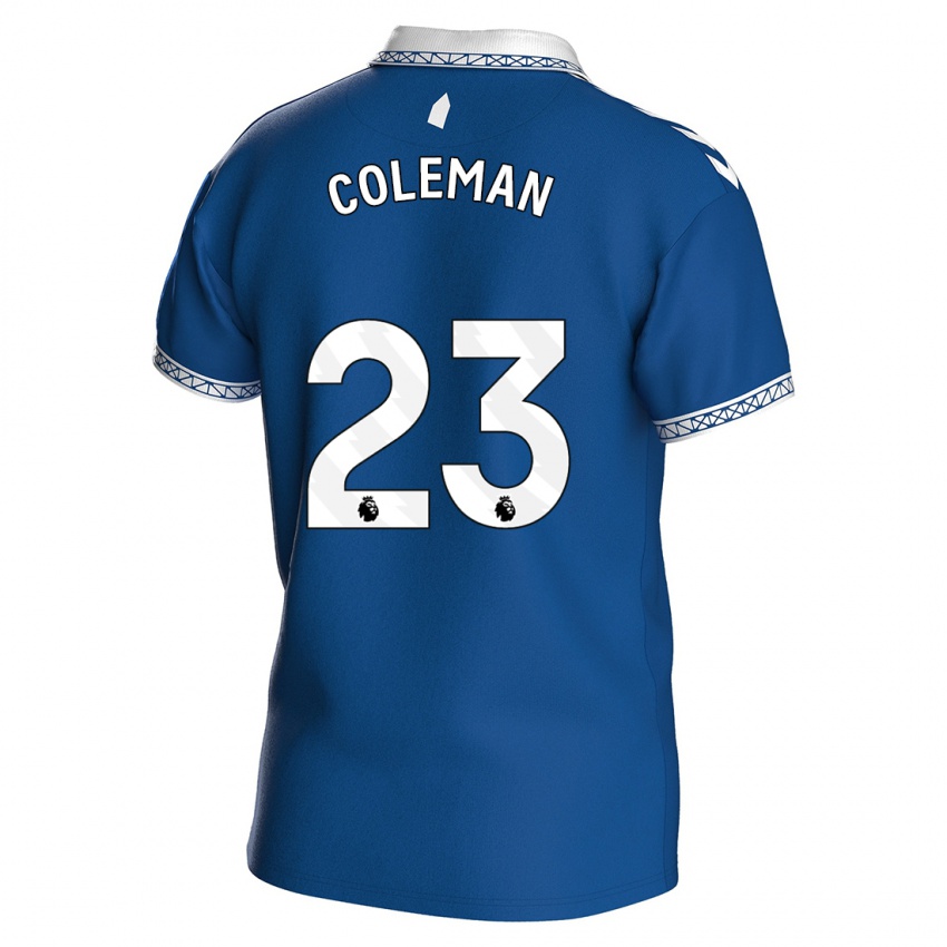 Kinder Seamus Coleman #23 Königsblau Heimtrikot Trikot 2023/24 T-Shirt Österreich