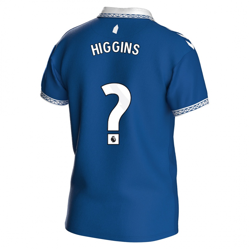 Kinder Liam Higgins #0 Königsblau Heimtrikot Trikot 2023/24 T-Shirt Österreich