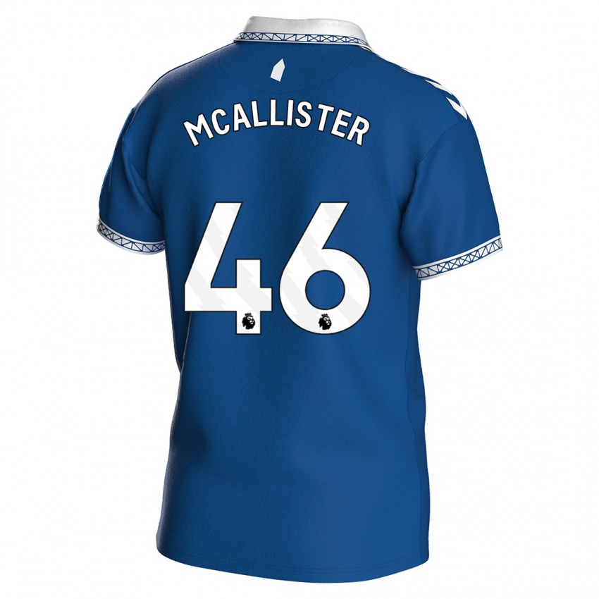 Kinder Sean Mcallister #46 Königsblau Heimtrikot Trikot 2023/24 T-Shirt Österreich