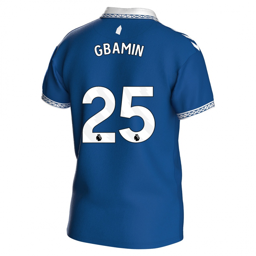 Kinder Jean-Philippe Gbamin #25 Königsblau Heimtrikot Trikot 2023/24 T-Shirt Österreich