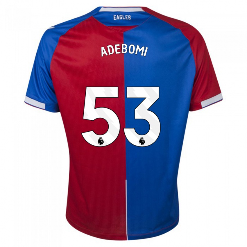 Kinder Ademola Ola Adebomi #53 Rot Blau Heimtrikot Trikot 2023/24 T-Shirt Österreich