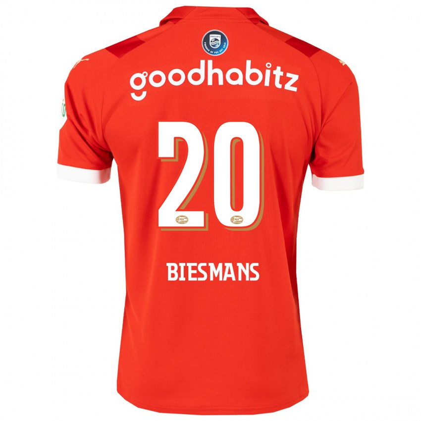 Kinder Julie Biesmans #20 Rot Heimtrikot Trikot 2023/24 T-Shirt Österreich