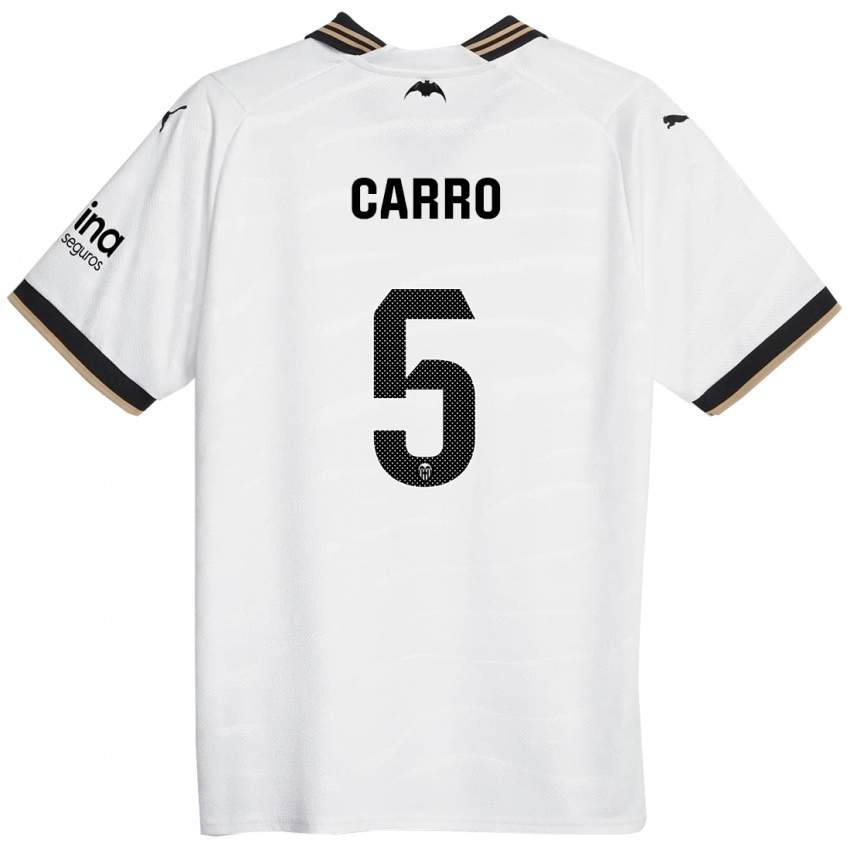 Kinder Marta Carro #5 Weiß Heimtrikot Trikot 2023/24 T-Shirt Österreich