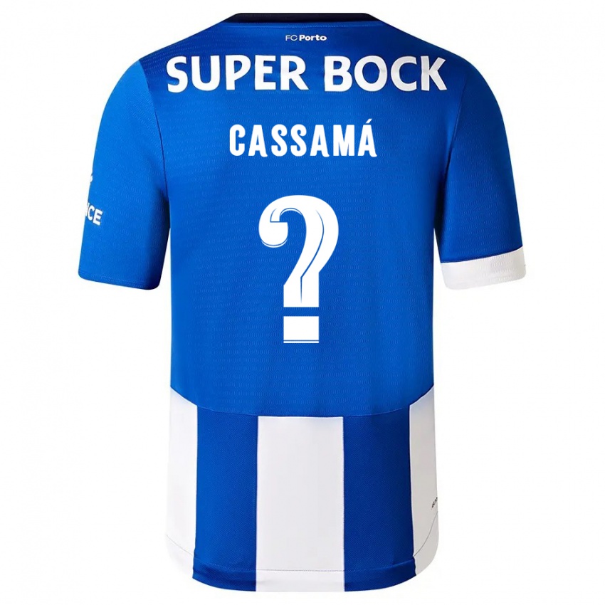 Kinder Adramane Cassamá #0 Blau Weiss Heimtrikot Trikot 2023/24 T-Shirt Österreich