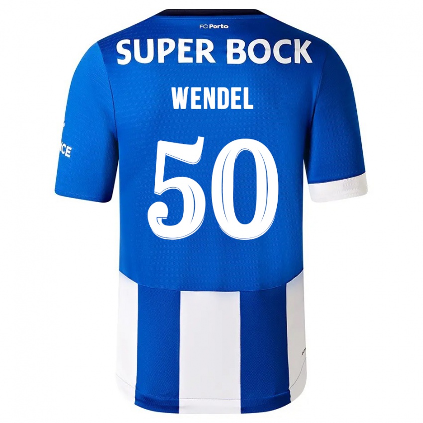 Kinder Wendel #50 Blau Weiss Heimtrikot Trikot 2023/24 T-Shirt Österreich