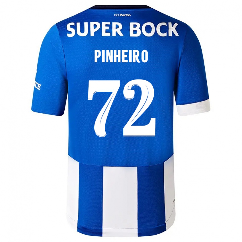Kinder Rodrigo Pinheiro #72 Blau Weiss Heimtrikot Trikot 2023/24 T-Shirt Österreich