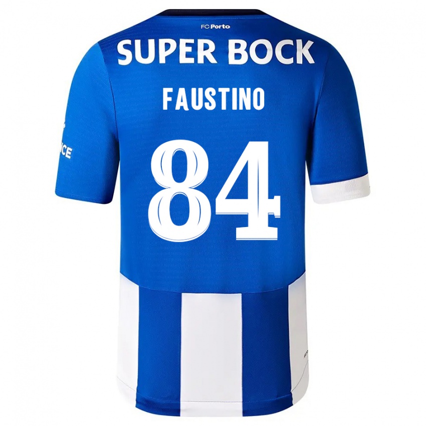 Kinder Levi Faustino #84 Blau Weiss Heimtrikot Trikot 2023/24 T-Shirt Österreich
