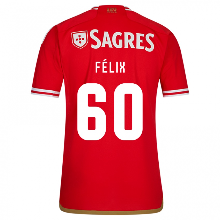 Kinder Nuno Félix #60 Rot Heimtrikot Trikot 2023/24 T-Shirt Österreich