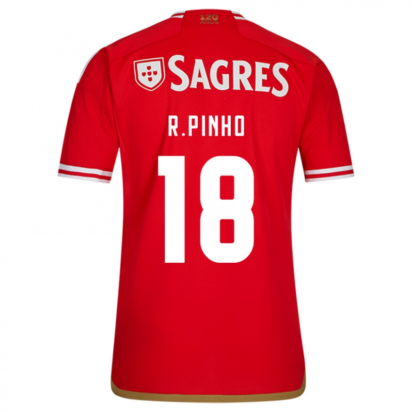 Kinder Rodrigo Pinho #18 Rot Heimtrikot Trikot 2023/24 T-Shirt Österreich