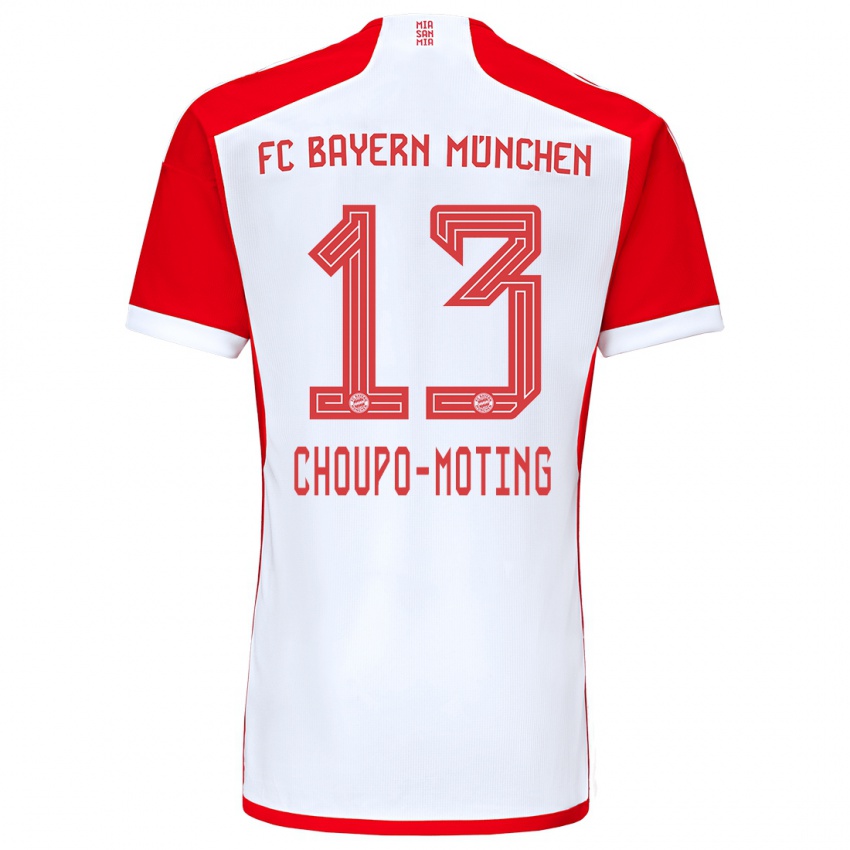 Kinder Eric Maxim Choupo-Moting #13 Rot-Weiss Heimtrikot Trikot 2023/24 T-Shirt Österreich