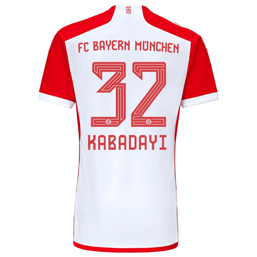 Kinder Yusuf Kabadayi #32 Rot-Weiss Heimtrikot Trikot 2023/24 T-Shirt Österreich