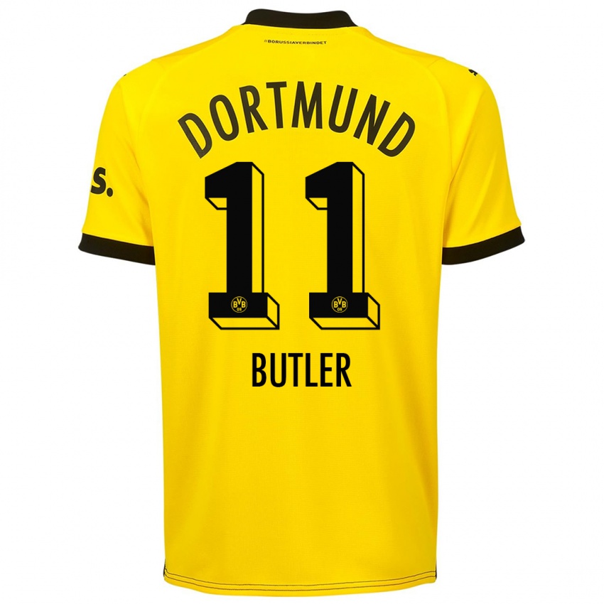Kinder Justin Butler #11 Gelb Heimtrikot Trikot 2023/24 T-Shirt Österreich