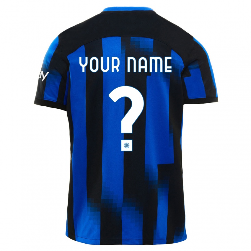 Kinder Ihren Namen #0 Schwarz Blau Heimtrikot Trikot 2023/24 T-Shirt Österreich