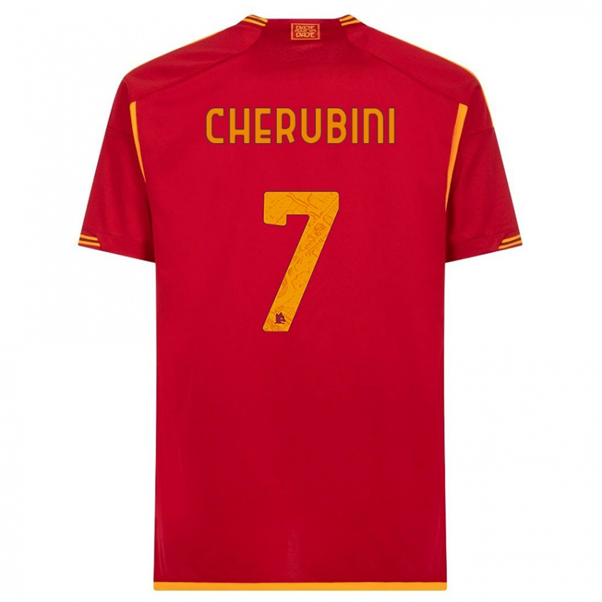 Kinder Luigi Cherubini #7 Rot Heimtrikot Trikot 2023/24 T-Shirt Österreich