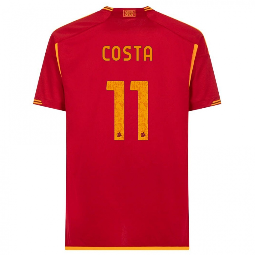 Kinder João Costa #11 Rot Heimtrikot Trikot 2023/24 T-Shirt Österreich