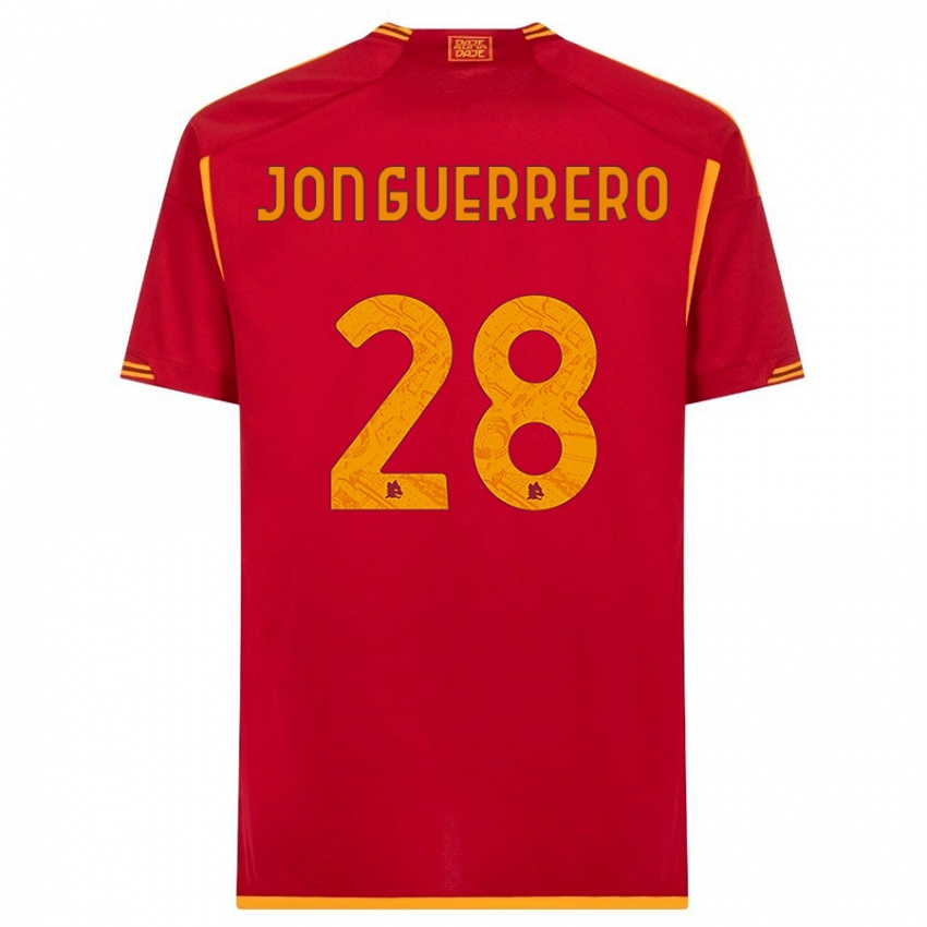 Kinder Julen Jon Guerrero #28 Rot Heimtrikot Trikot 2023/24 T-Shirt Österreich