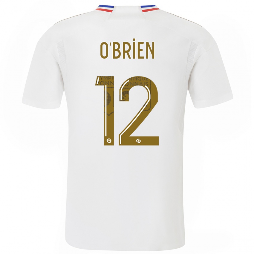 Kinder Jake O'brien #12 Weiß Heimtrikot Trikot 2023/24 T-Shirt Österreich
