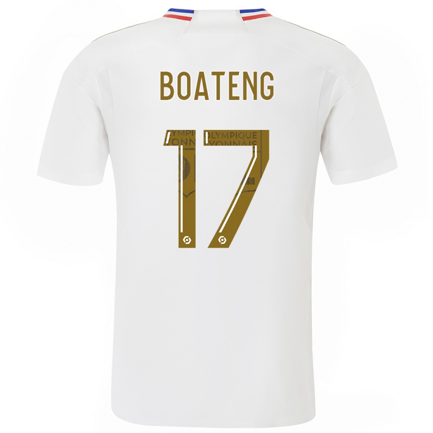 Kinder Jerome Boateng #17 Weiß Heimtrikot Trikot 2023/24 T-Shirt Österreich